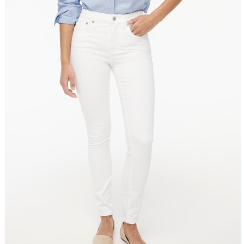 NTW J Crew 9" mid-rise skinny jean in signature stretch